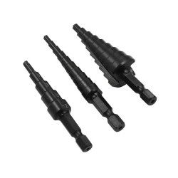 Burghiu conic gaurire metal punga 3buc Burghiu conic gaurire metal punga 3buc