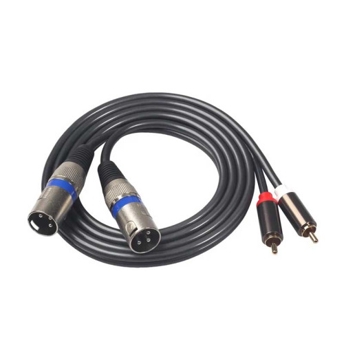 Cablu 2X XLR tata la 2RCA tata 1.5M Cablu 2X XLR tata la 2RCA tata 1.5M