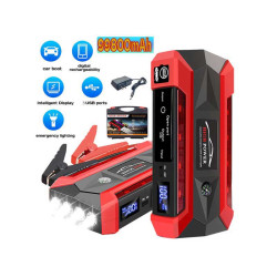 Redresor auto, 99800mAh, 600A, 12V, 2XUSB+tip C, lanterna LED Redresor auto, 99800mAh, 600A, 12V, 2XUSB+tip C, lanterna LED