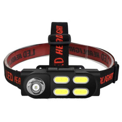 Lanterna cap cu accu 4 Led COB Lanterna cap cu accu 4 Led COB
