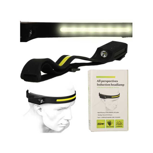 Lanterna frontala cu incarcare USB