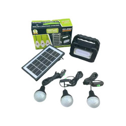 Kit panou solar cu 3 becuri si lanterna inclusa Kit panou solar cu 3 becuri si lanterna inclusa