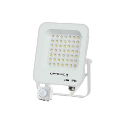 Proiector LED 30W cu senzor 2700 lm 6000K IP65 alb Proiector LED 30W cu senzor 2700 lm 6000K IP65 alb