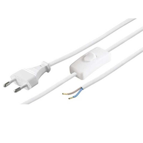 Cablu alimentare cu intrerupator pentru rola COB 1M Cablu alimentare cu intrerupator pentru rola COB 1M