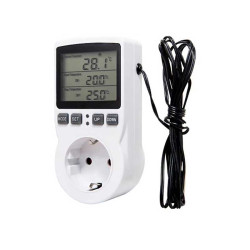 Termostat digital cu priza si senzor temperatura Termostat digital cu priza si senzor temperatura