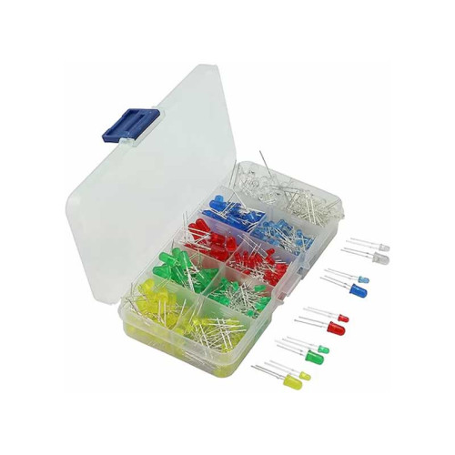 Leduri 5mm diverse culori set 500buc Leduri 5mm diverse culori set 500buc