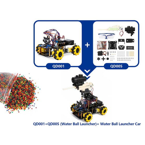 Kit lansator apa+pachet bile pentru extensie masina robot Kit lansator apa+pachet bile pentru extensie masina robot