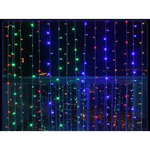 Instalatie perdea 5x2M leduri multicolore