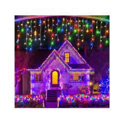 Instalatie turturi 100LED 4.5m multicolor exterior interconectabila Instalatie turturi 100LED 4.5m multicolor exterior interconectabila
