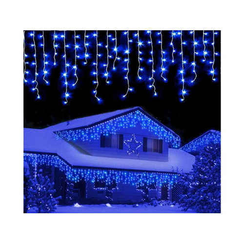 Instalatie turturi 300LED 12m albastru