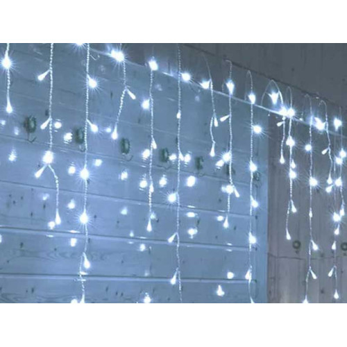 Instalatie turturi 300LED 12m alb rece interconectabila