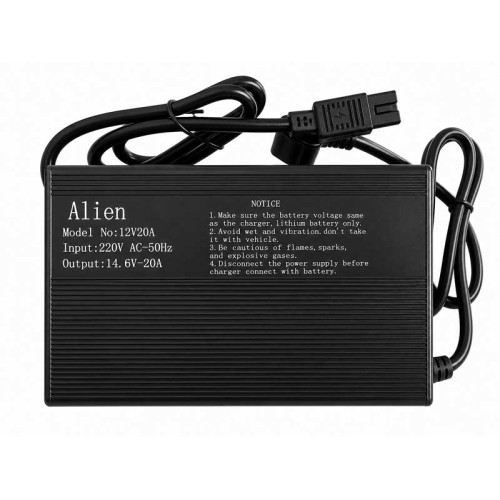 Incarcator scuter, tricicleta electrica Litiu 14.6V 20A Incarcator scuter, tricicleta electrica Litiu 14.6V 20A