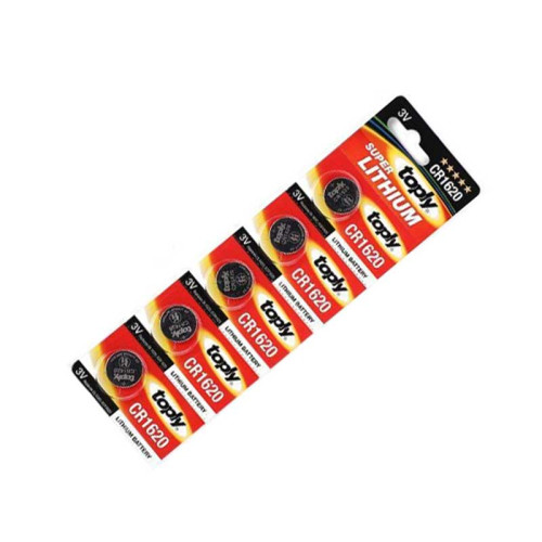 Baterii 3V CR1620 TOPLY set 5buc