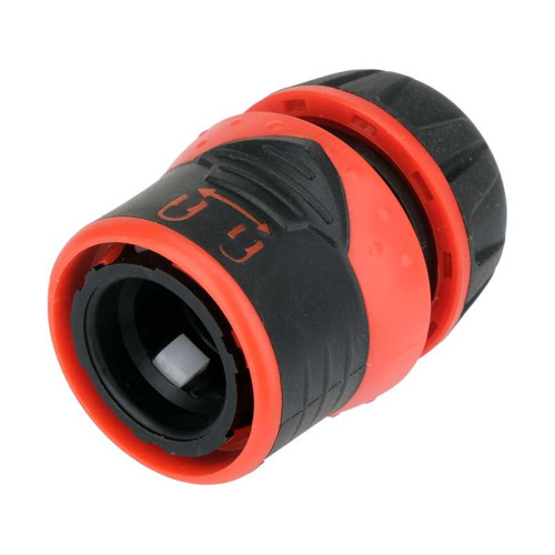 Conector cauciucat cu opritor pentru furtun (3/4)