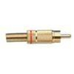 Mufa RCA metal auriu rosu Mufa RCA metal auriu rosu