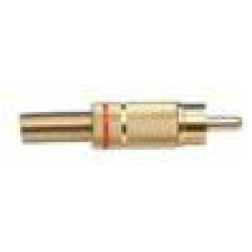 Mufa RCA metal auriu rosu Mufa RCA metal auriu rosu