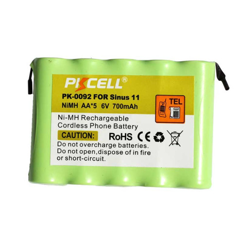 Grup de 5 acu R6 6V 700ma PKCELL