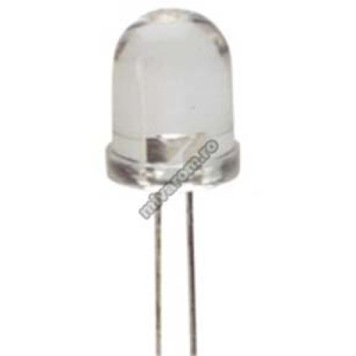 Led 10mm albastru transparent