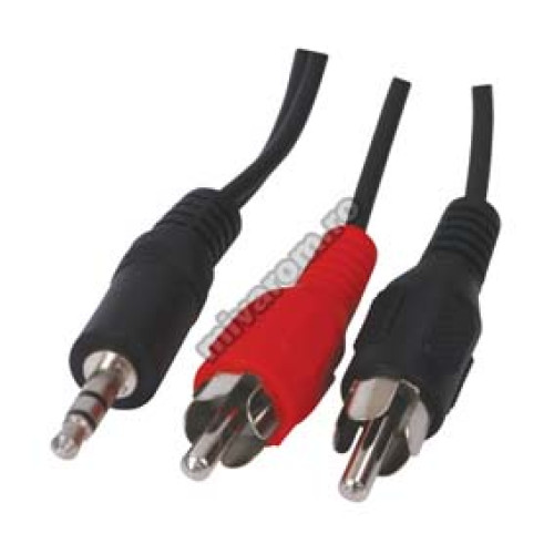 Cablu jack 3,5mm la 2RCA 10m