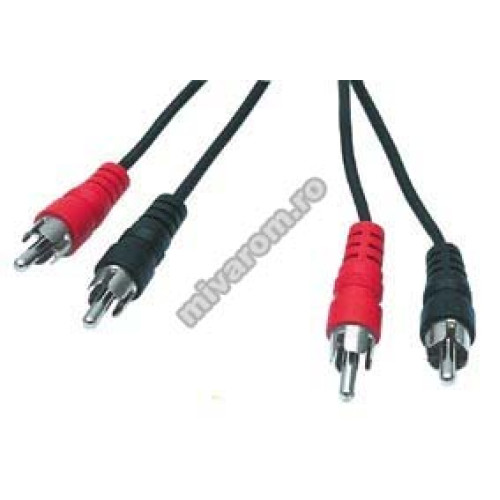 Cablu 2RCA la 2RCA 5m