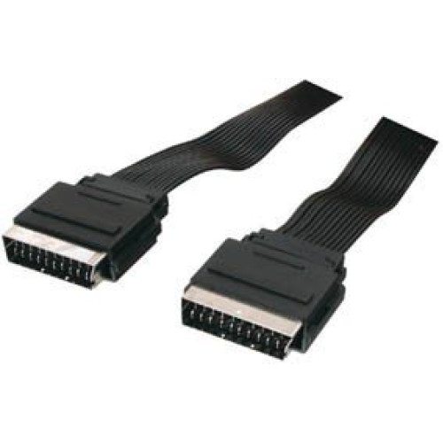 Cablu scart la scart 1,5m plat