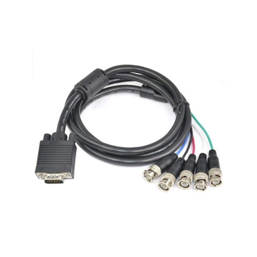 Cablu date monitor HD15 tata - 5BNC 1.8m Cablu date monitor HD15 tata - 5BNC 1.8m