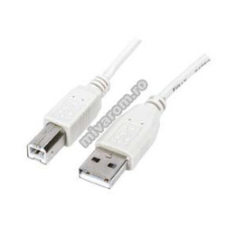 Cablu imprimanta USB A-B 3m Cablu imprimanta USB A-B 3m