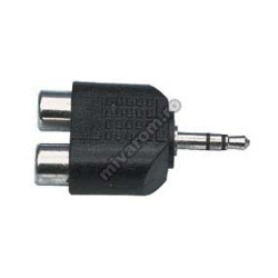 Adaptor jack 3,5mm la 2 RCA mama Adaptor jack 3,5mm la 2 RCA mama