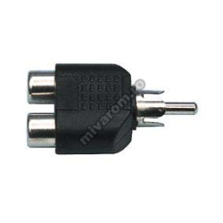 Adaptor RCA tata la 2 RCA mama Adaptor RCA tata la 2 RCA mama