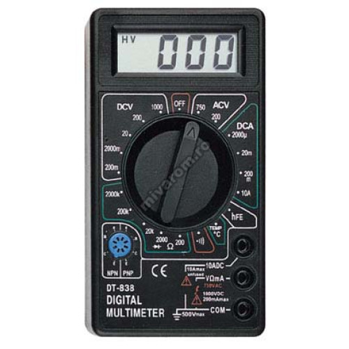 Multimetru 838 (sonda temperatura) Multimetru 838 (sonda temperatura)