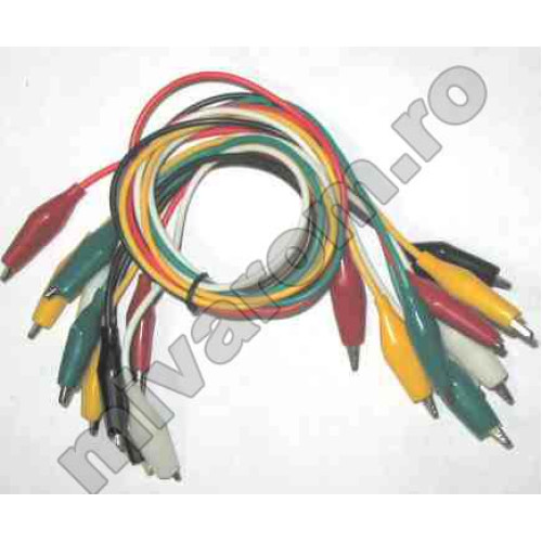 Set 20 de crocodili cu fir Set 20 de crocodili cu fir