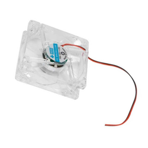 Ventilator 12V 80x80x25mm cu leduri albastre Ventilator 12V 80x80x25mm cu leduri albastre