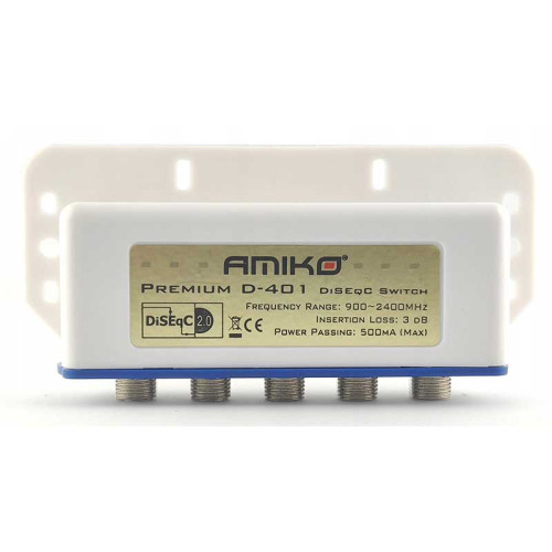 Switch Diseqc 4in-1out Amiko Premium Switch Diseqc 4in-1out Amiko Premium