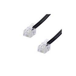 Cablu telefon cu mufe 10m negru