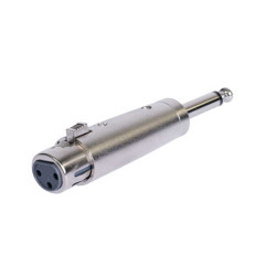 Adaptor XLR mama - jack6,3 tata mono Adaptor XLR mama - jack6,3 tata mono