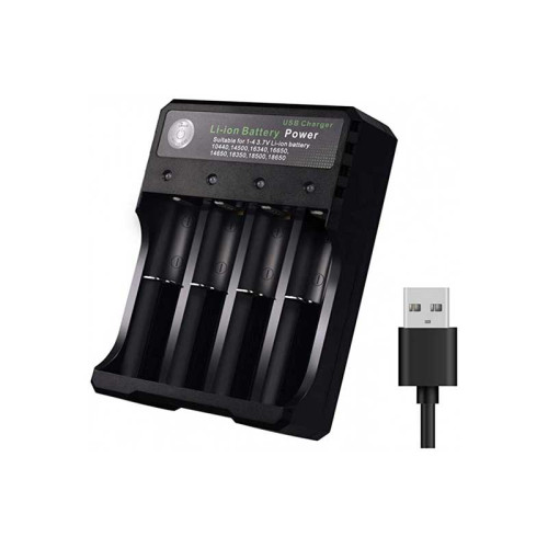 Incarcator 4 acumulatori litiu USB Incarcator 4 acumulatori litiu USB