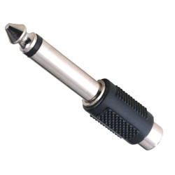 Adaptor RCA mama la jack 6,3mm tata Adaptor RCA mama la jack 6,3mm tata
