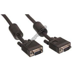 Cablu date monitor HD15 tata- HD15 tata ecranat 10m Cablu date monitor HD15 tata- HD15 tata ecranat 10m