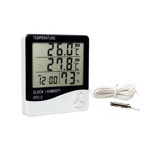 Ceas Alarma Termometru cu higrometru HTC-2 Ceas Alarma Termometru cu higrometru HTC-2