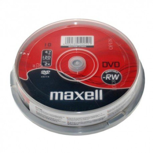 Set 10 DVD-RW Maxell 2X