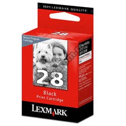 Cartus negru Lexmark 28A Cartus negru Lexmark 28A
