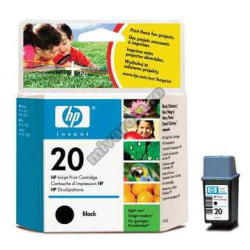 Cartus original negru HP 20(c6614)