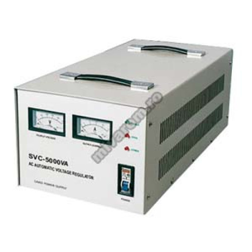 Stabilizator tensiune 220V 5000VA servomotor Stabilizator tensiune 220V 5000VA servomotor