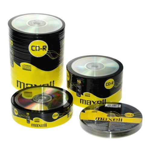 Set 25 CD-R Maxell 52x 700mb