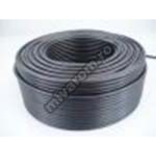 Cablu coaxial RG174 50ohm negru Cu Cablu coaxial RG174 50ohm negru Cu