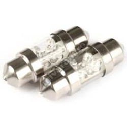 Bec auto 12V T10*31 4 led alb Bec auto 12V T10*31 4 led alb