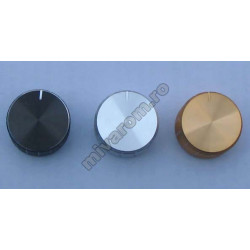 Buton potentiometru auriu 23mm metalic Buton potentiometru auriu 23mm metalic