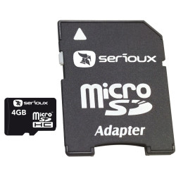 MicroSDHC 4Gb Serioux cu adaptor MicroSDHC 4Gb Serioux cu adaptor