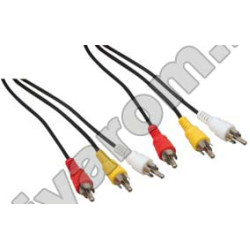 Cablu 3RCA la 3RCA 10m Cablu 3RCA la 3RCA 10m