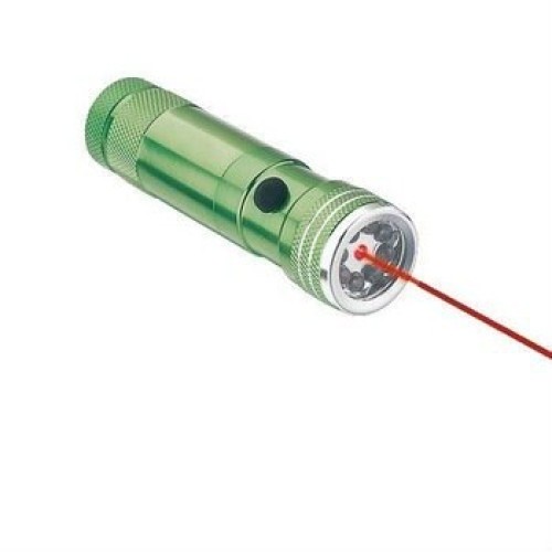 Lanterna 8 leduri + laser